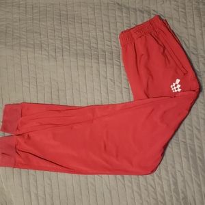 EUC Men's Jed North Joggers Red